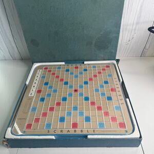 VTG 1977 Deluxe Edition Scrabble Turntable Board, Selchow & Righter